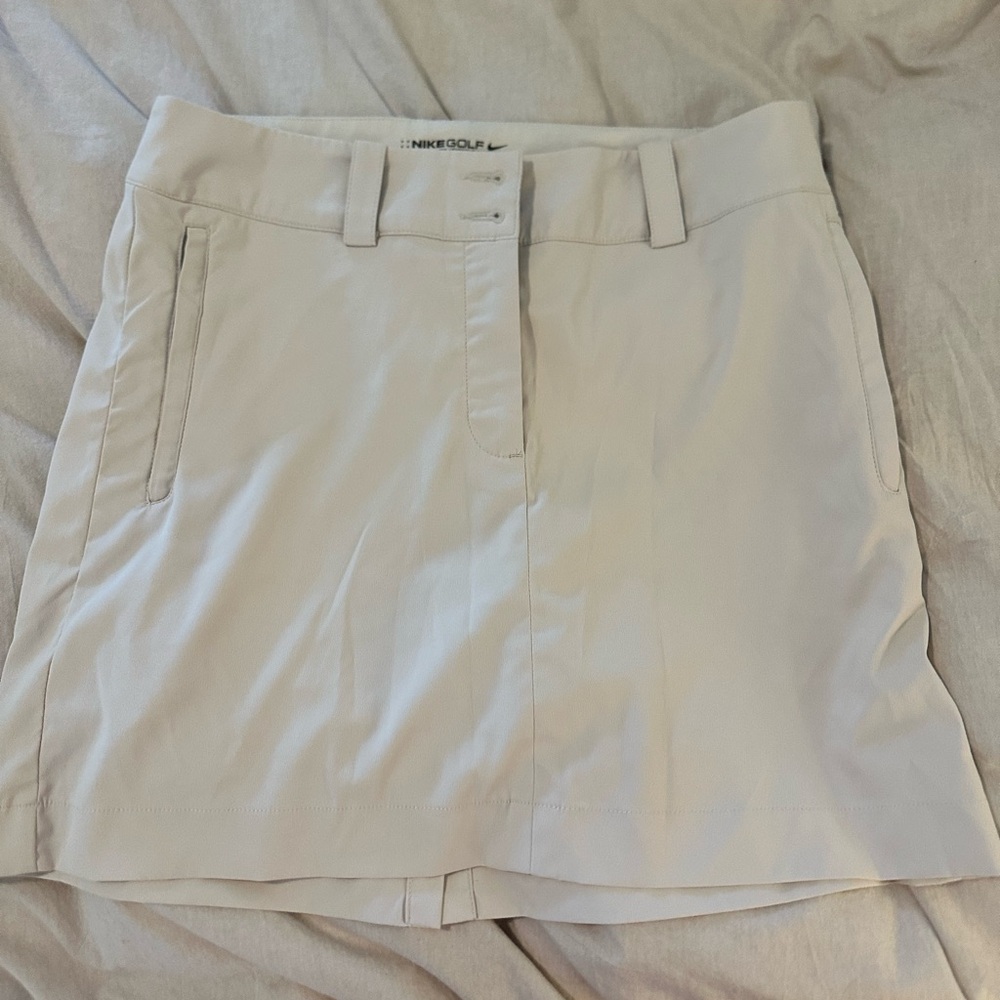 Nike Golf White Dri-FIT Skort